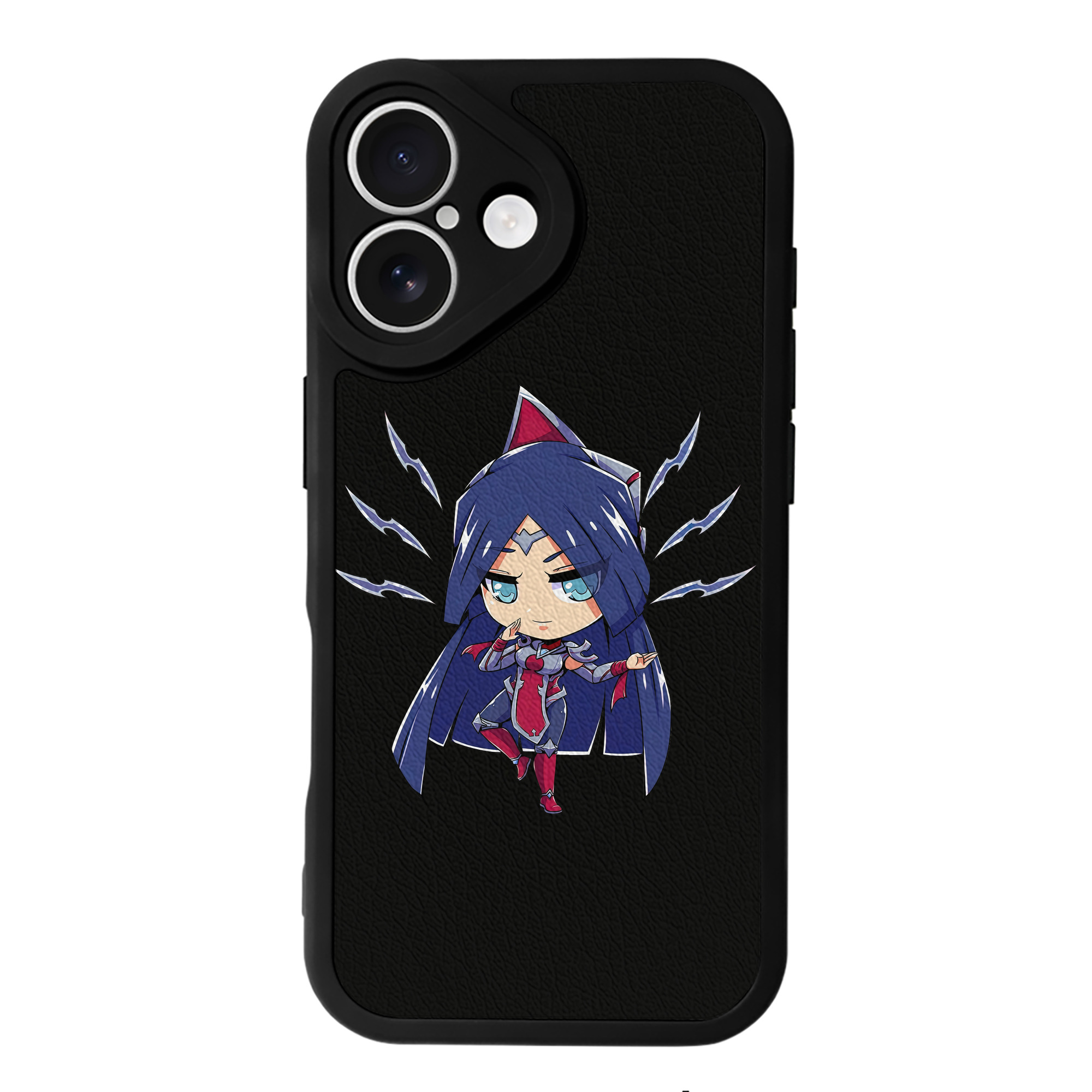 （画像用） リーグ・オブ・レジェンド League of Legends LOL 【iPhone 16シリーズ対応】シリコンスマホケース（レザー調） 材質：シリコン